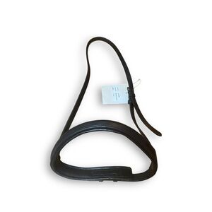 English Pony Bridal Noseband Truly Canadian leather Black